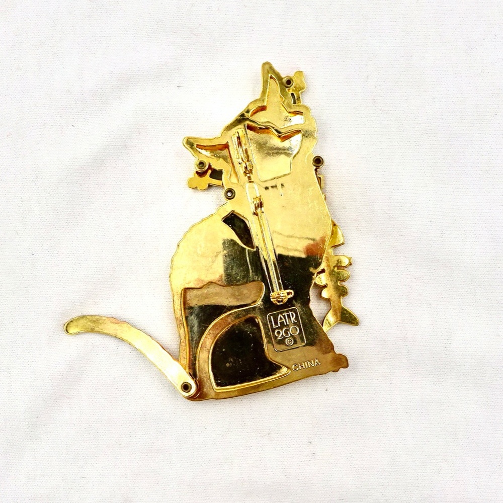 LUNCH at the RITZ LATR 2GO GlamourPuss Pin Pendant - Picture 8 of 11
